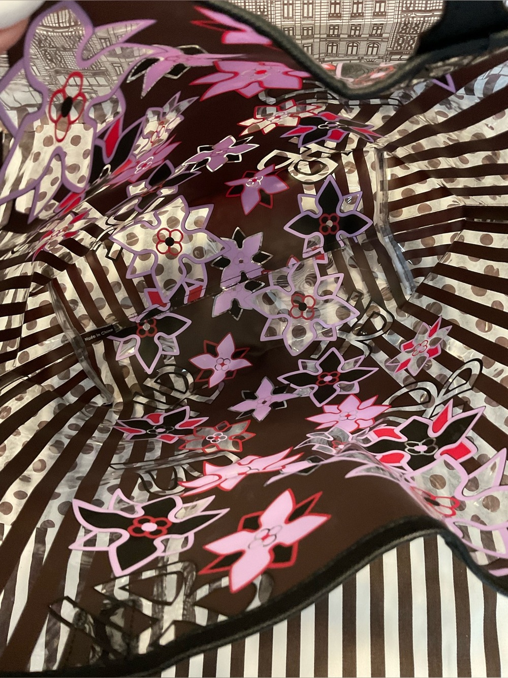 Henri Bendel PVC Floral Shopper Total - Picture 15 of 16